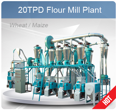 20TPD Maize Milling Mchine Set