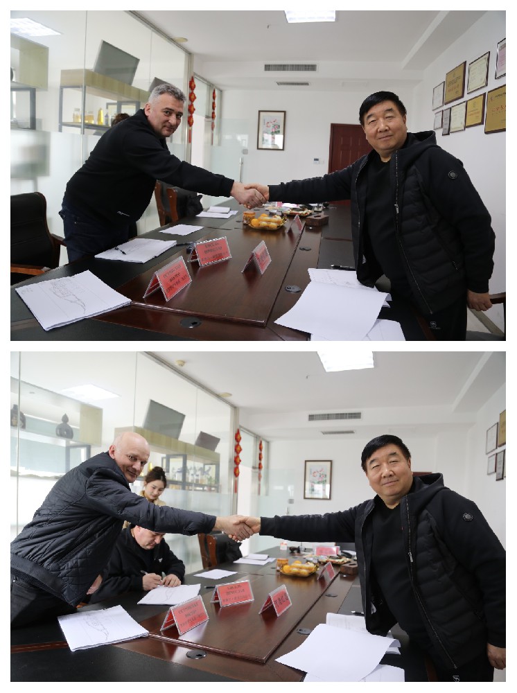 河南亿德集团与哈萨克斯坦客户达成一致签订合同