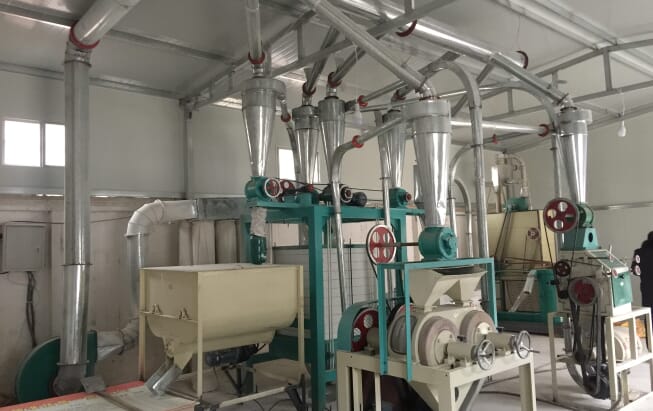 立式石磨面粉加工机组 立式石磨面粉加工机组