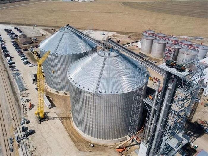 面粉加工设备筒仓 面粉加工设备筒仓